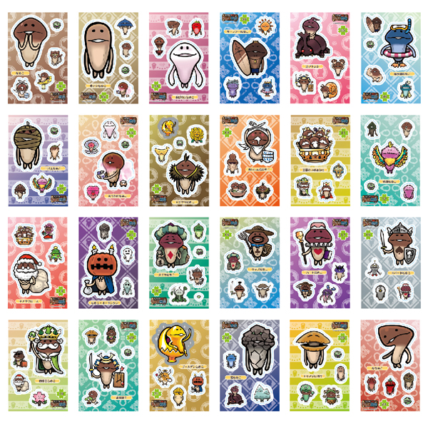 ビッグステッカーコレクション -5-｜なめこぱらだいす☆なめこ
