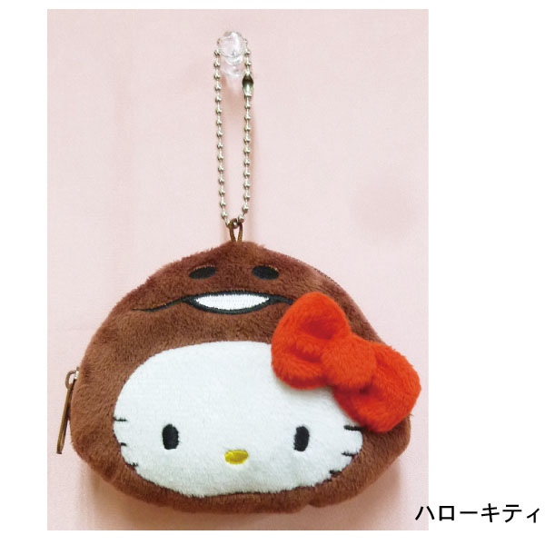 激レアハローキティ♡なめこ栽培ラバーキーホルダー白ウサギなめこ なめこ×ハローキティ ラバーキーホルダー｜なめこぱらだいす