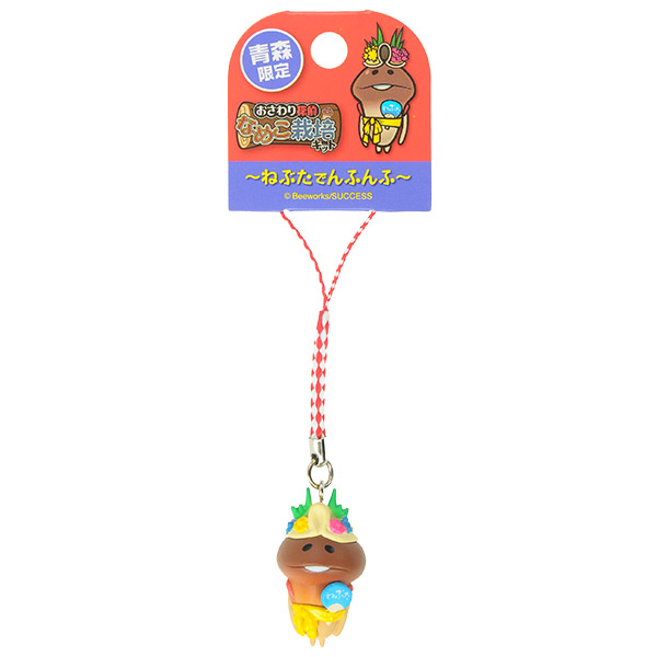 青森限定 ねぶた なめこ ストラップ/ねつけ/スマートチャーム｜なめこ