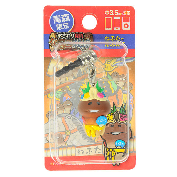青森限定 ねぶた なめこ ストラップ/ねつけ/スマートチャーム｜なめこ