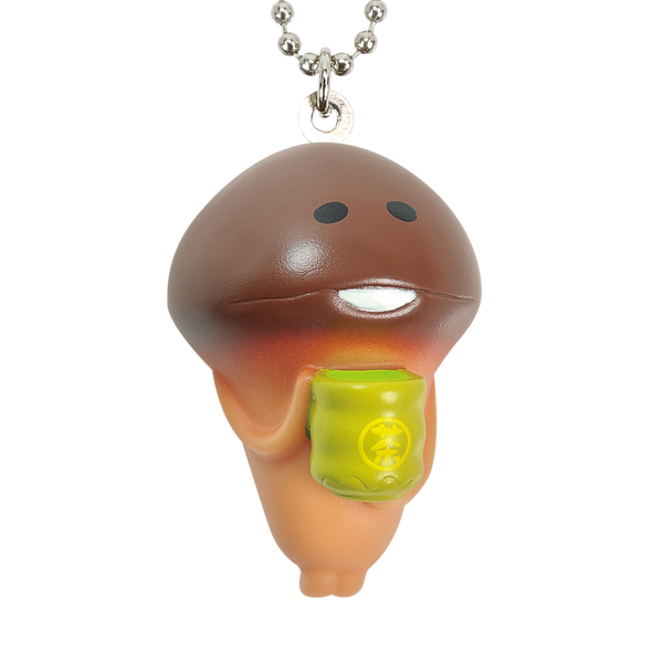 なめこのお茶付マスコットキーチェーン｜なめこぱらだいす☆なめこ公式