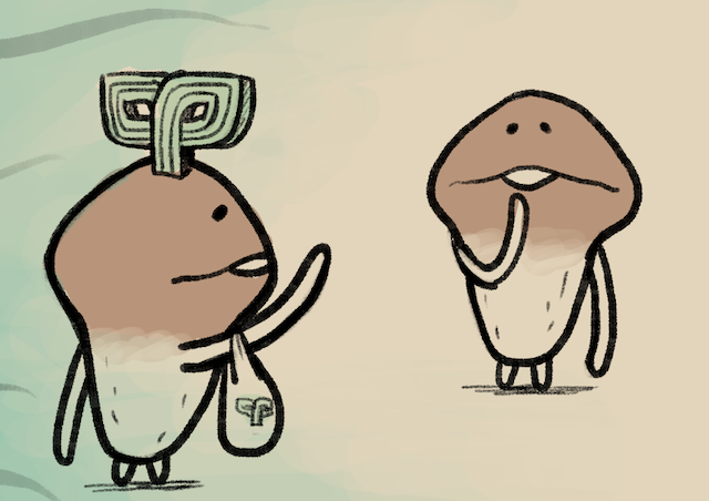 4コマ第156話 サミット｜なめこぱらだいす なめこ公式サイト