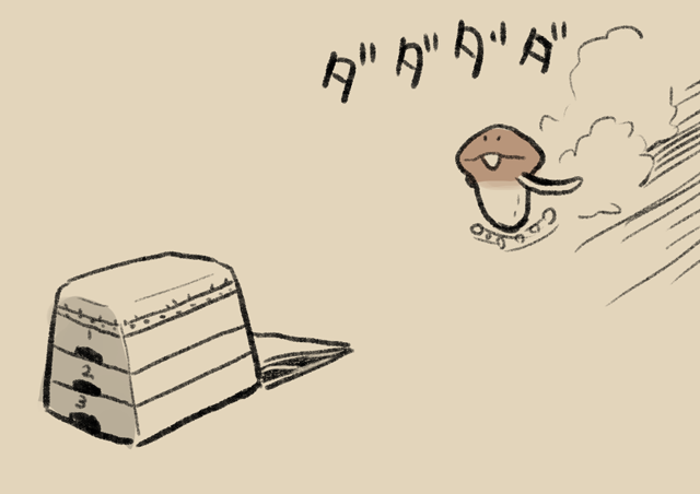 4コマ第493話 とび箱｜なめこぱらだいす なめこ公式サイト