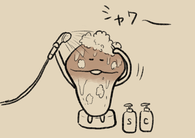 4コマ第507話 水に流す｜なめこぱらだいす なめこ公式サイト