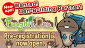 "Funghi's Den" English Launch and Pre-Registration イメージ