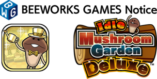 [Idle Mushroom Garden Deluxe] Delayed Release on iOS Announcement image