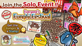 Everyone's Mushroom Garden - Solo Event #19 & New Logs Added for the "SP Rate Booster" イメージ