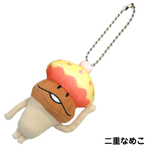 なめこ 寝袋マスコット2点セット 寝袋に入ったなめこのマスコット。｜なめこぱらだいす☆なめこ
