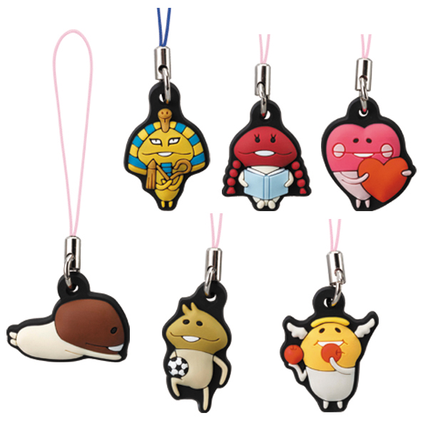 なめこ んふんふぷっくりラバーストラップ（mini自販機