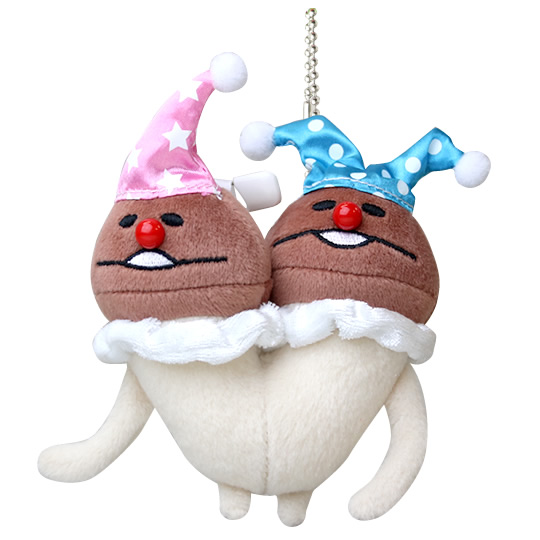 バッジマスコット 双子なめこ（ハロウィンver.）｜なめこ