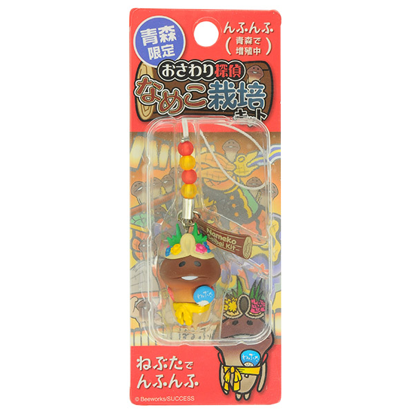 青森限定 ねぶた なめこ ストラップ/ねつけ/スマートチャーム｜なめこ