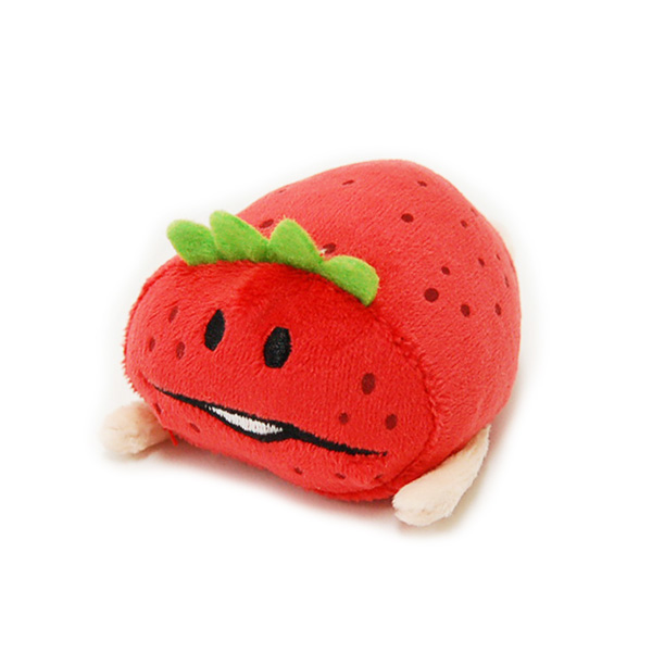 寝そべりマスコット イチゴなめこ｜なめこぱらだいす☆なめこ公式