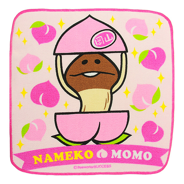 岡山限定 桃 なめこ プチタオル｜なめこぱらだいす☆なめこ公式サイト