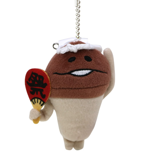 バッジマスコット なめこ（お祭りver.）｜なめこぱらだいす☆なめこ